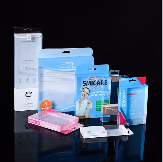 卸売カスタム透明折りたたみ PVC ペット PP プラスチック ギフト包装化粧品、香水、ワイン、猫、犬、食品、宝石、おもちゃ、パンティー、下着梱包箱に使用されます。