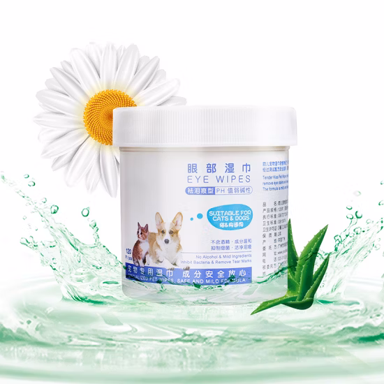 OEM 工場ペットクリーニングシャンプー犬と猫犬と猫用の使い捨てスパンレース生地バスワイプ